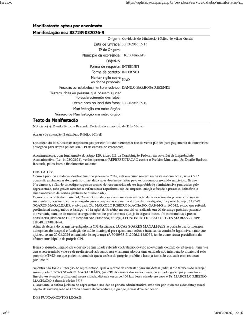 mp online advogado do prefeito page 0001