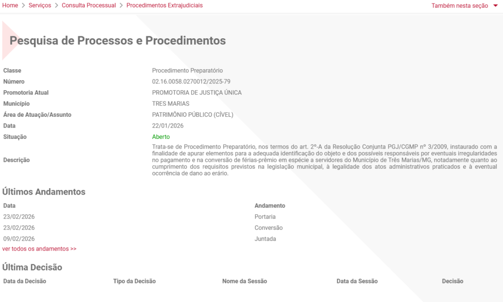 O cerco jurídico em 17 atos contra a administração de Danilo Barbosa Rezende screenshot 1