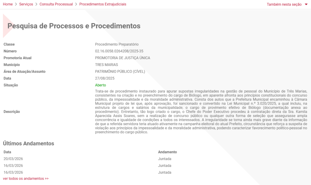 O cerco jurídico em 17 atos contra a administração de Danilo Barbosa Rezende screenshot 15