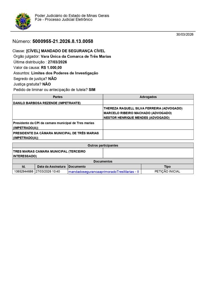 mandado de segurança page 0001