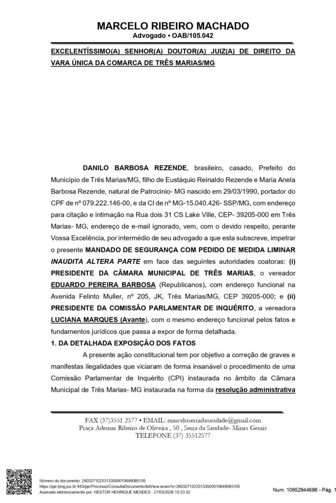 mandado de segurança page 0002